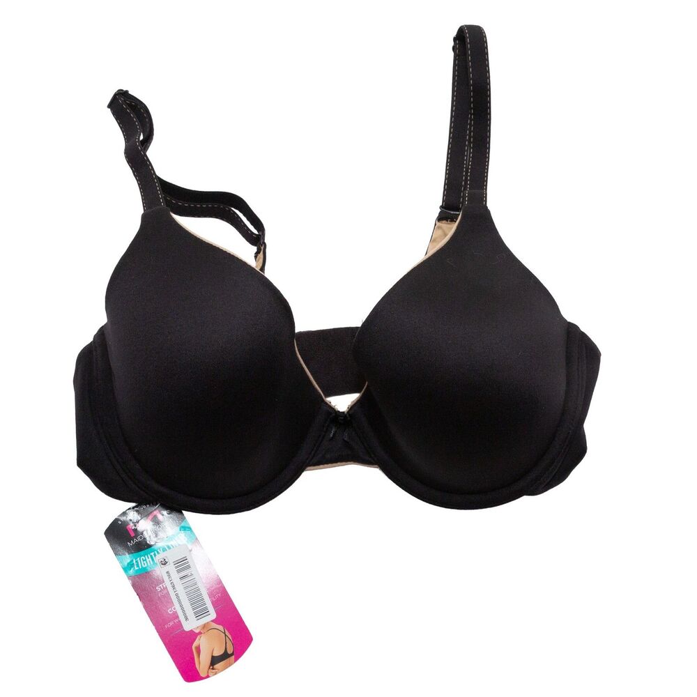 Maidenform 34D Comfort Devotion Lightly Lined Full Coverage Underwire Bra Black